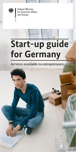 Start-up guide for Germany