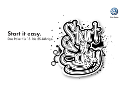 Start it easy. - Autorama AG Wetzikon