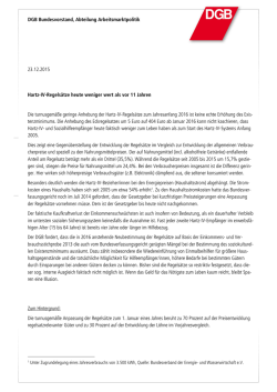 Hartz-IV-Regels&auml;tze heute weniger wert als vor 11 Jahren