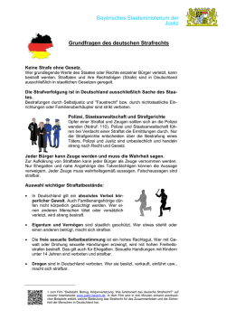 Handout - Bayerisches Staatsministerium der Justiz