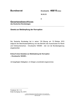Drucksache 468/15 (neu)