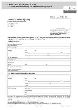 BGD-LJR/E-19 - Land Oberösterreich