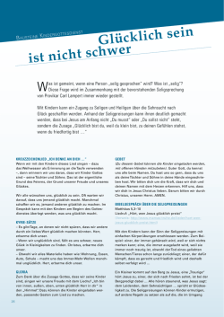 Gl&uuml;cklich sein ist nicht schwer