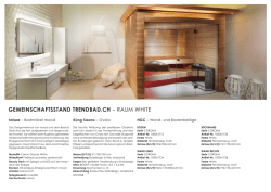 gemeinschaftsstand trendbad.ch – raum white