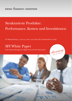 Seminar Flyer  - Swiss Finance Institute