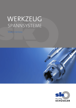 Schüssler Werkzeug Spannsysteme