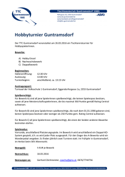 Guntramsdorf, 2014 - TTC Guntramsdorf 1985