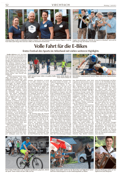 Volle Fahrt für die E-Bikes Erstes Festival des Sports im Arberland