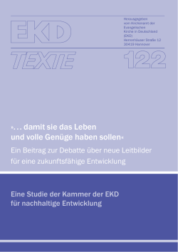 EKD Texte 122 – Leitbilder - Evangelische Kirche in Deutschland