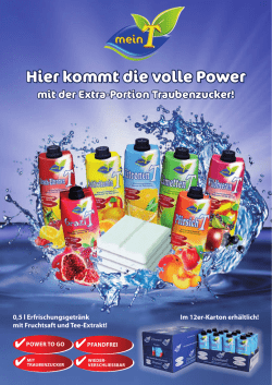Hier kommt die volle Power