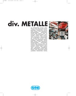 div. METALLE - Salzburger Metall