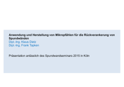 Anwendung und Herstellung von Mikropf&auml;hlen f&uuml;r - Stahl
