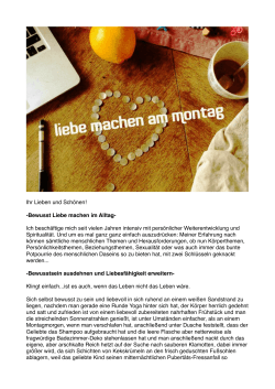 PDF – Workshop – Liebe Machen Am Montag