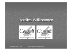 Herzlich Willkommen - Consult Konzepte