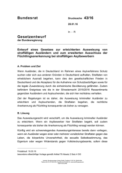 Drucksache 43/16