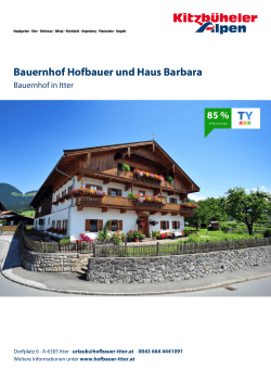 Bauernhof Hofbauer und Haus Barbara in Itter