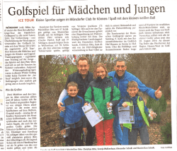 Idsteiner Zeitung / ICE TOUR Golfspiel für