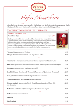 Hofers Monatskarte
