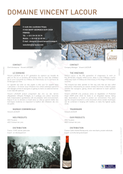 domaine vincent lacour