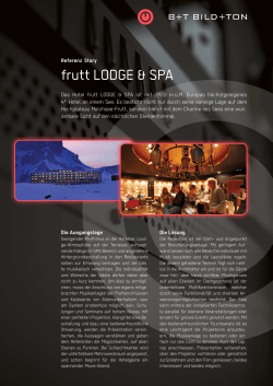 Referenz-Story frutt Lodge & Spa