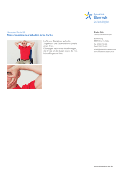 Nervenmobilisation Schulter-Arm