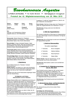 GV Protokoll 2015