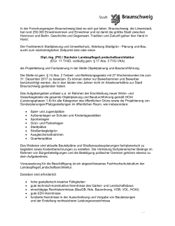 Dipl.-Ing. (FH) / Bachelor Landespflege/Landschaftsarchitektur
