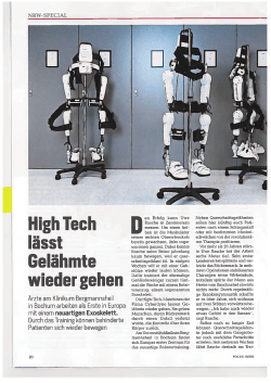 High Tech lässt Gelähmte wieder gehen