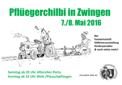 Pflüegerchilbi in Zwingen