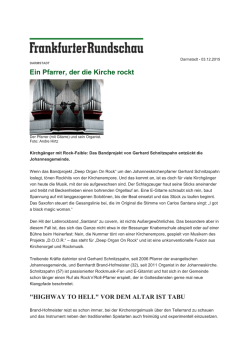 Ein Pfarrer, der die Kirche rockt