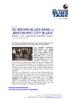 nc brown blues band (d) „bratwurst city blues“