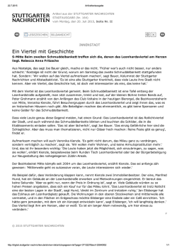 Ein Viertel mit Geschichte