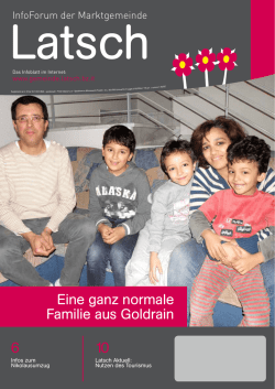 Eine ganz normale Familie aus Goldrain