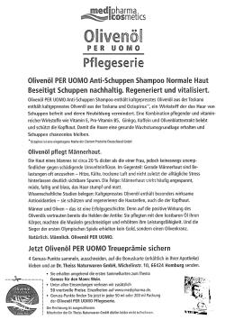 Olivenöl PER UOMO Anti-Schuppen Shampoo Normale