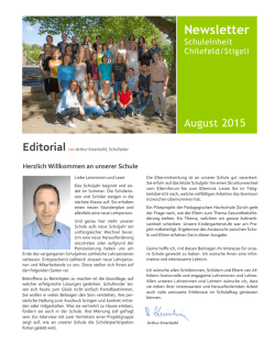 Newsletter - Primarschule Affoltern am Albis