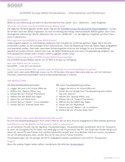 doTERRA Europe BOGO Sonderaktion &ndash; Informationen und