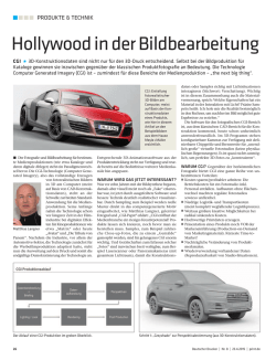 Hollywood in der Bildbearbeitung