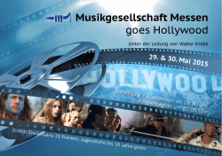 Musikgesellschaft Messen goes Hollywood