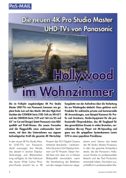 Hollywood im Wohnzimmer - Pos-Mail