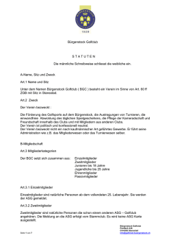Golfclub B&uuml;rgenstock Statuten 01.01.16