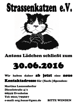 Antons L&auml;dchen schlie&szlig;t zum
