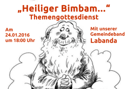 „Heiliger Bimbam...“