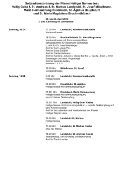 Gottesdienstordnung 09