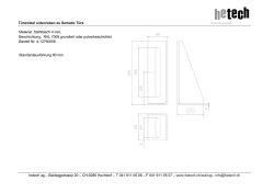 Türwinkel unten/oben zu Sematic Türe hetech ag – Baldeggstrasse