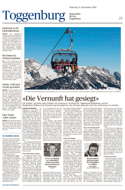 Die Vernunft hat gesiegt