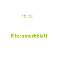 Elternmerkblatt