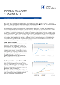 Immobilienbarometer 4. Quartal 2015