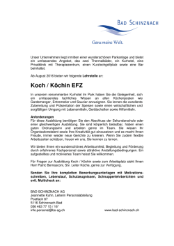 Koch EFZ - Bad Schinznach