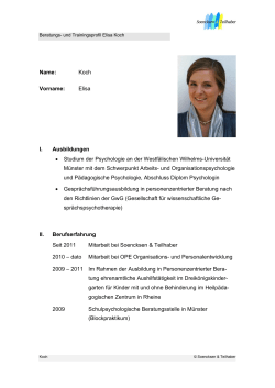 Elisa Koch - Soencksen & Teilhaber