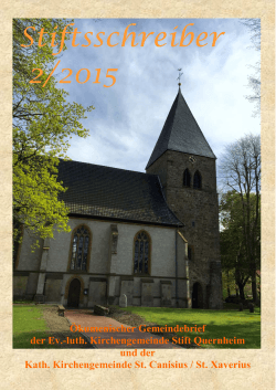 2/2015 - Ev.-Luth. Kirchengemeinde Stift Quernheim